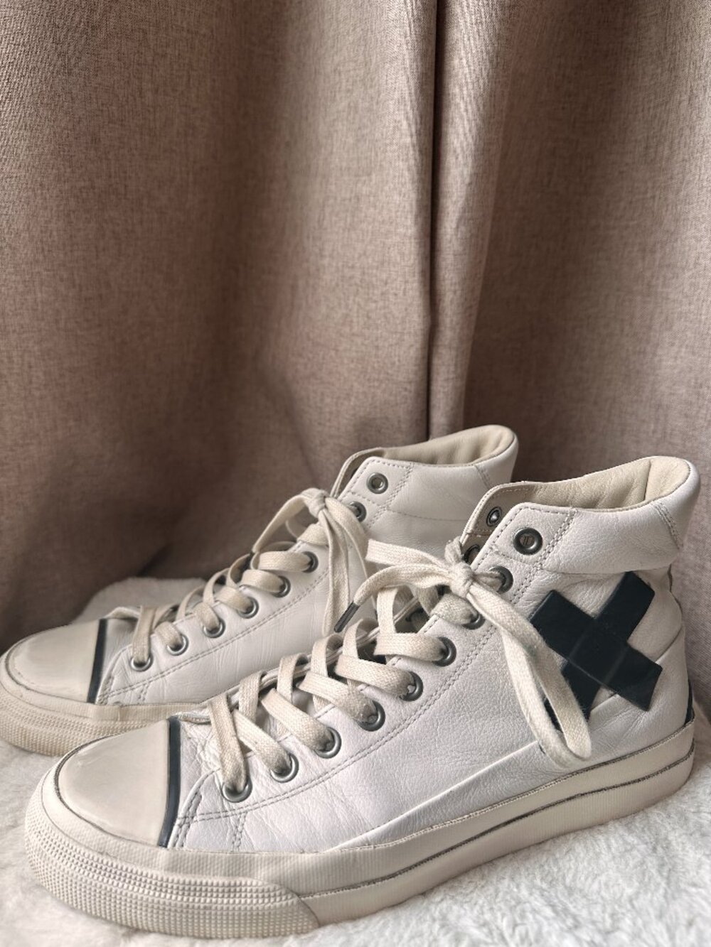 John Varvatos Bootleg High Top Sneakers